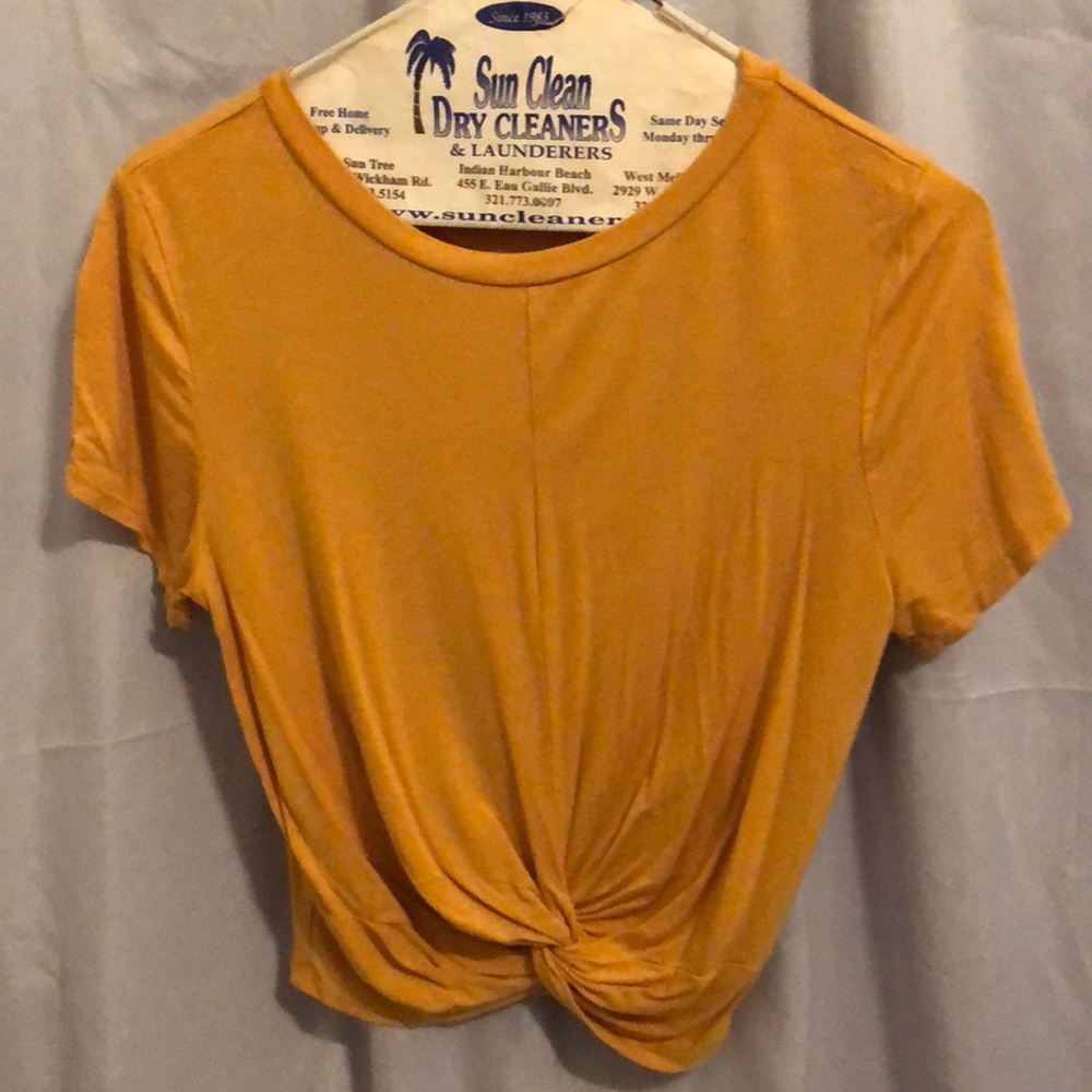 Gold Crop Top